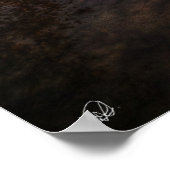 日没の反射 ポスター (角)