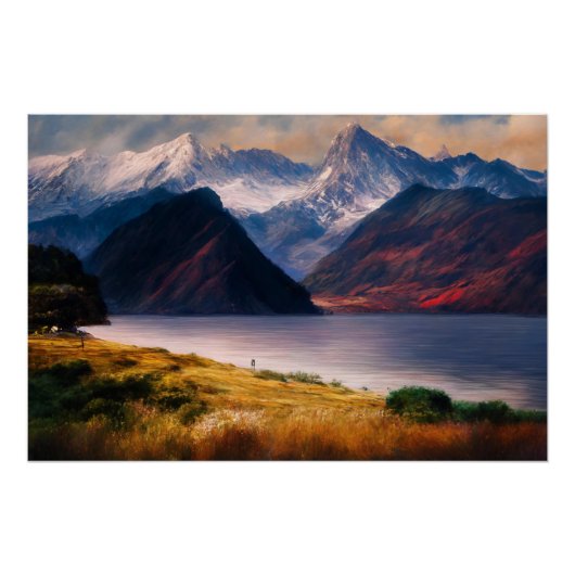 日没の反射 ポスター (正面)