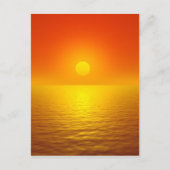日没の反射 ポストカード (正面)