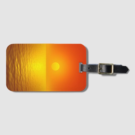 日没の反射 ラゲッジタグ (正面横)