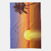 日没の台所タオル キッチンタオル (縦)