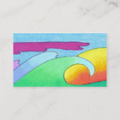 日没の名刺のテンプレート 名刺 (裏面)