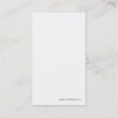 日没の名刺 名刺 (裏面)