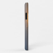 日没の地平線に沿ったチャパラ湖と山 Case-Mate iPhoneケース (裏面/右)