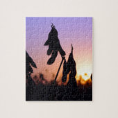 日没の大豆 ジグソーパズル (縦)