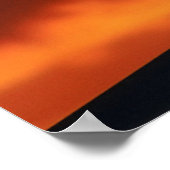 日没の天気予報 ポスター (角)