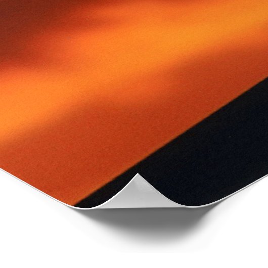 日没の天気予報 ポスター (角)