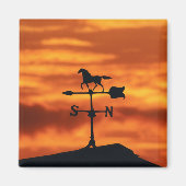 日没の天気予報 マグネット (正面)