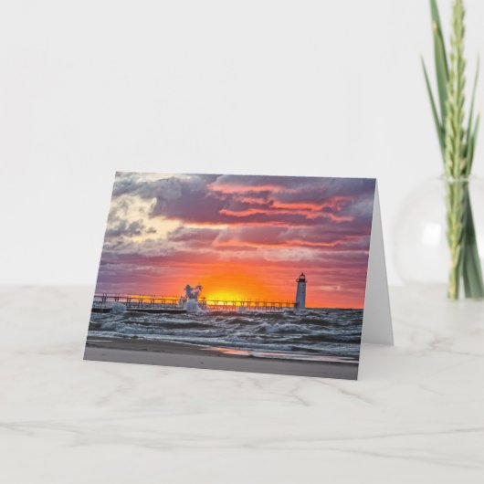 日没の始まり カード (正面)