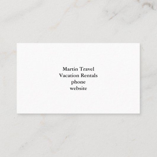 日没の山景色の名刺 名刺 (裏面)