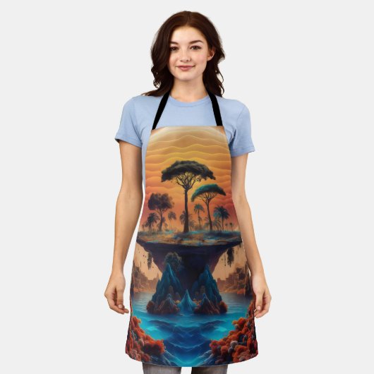 日没の島。 エプロン (着用した状態)
