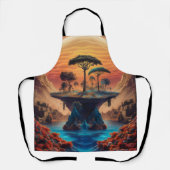 日没の島。 エプロン (正面)