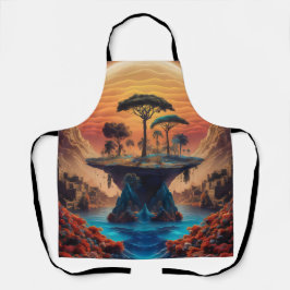 日没の島。 エプロン