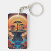 日没の島。 キーホルダー (裏面)