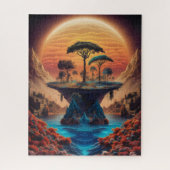 日没の島。 ジグソーパズル (縦)