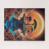 日没の島。 ジグソーパズル (横)