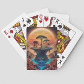 日没の島。 トランプ (裏面)