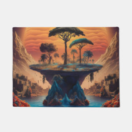 日没の島。 ドアマット