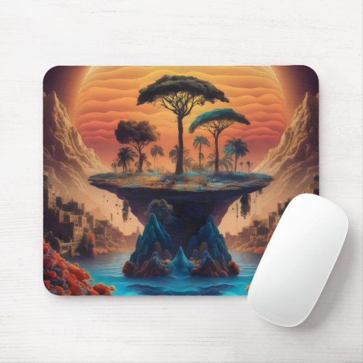 日没の島。 マウスパッド (マウス)
