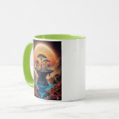 日没の島。 マグカップ (正面左)