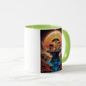 日没の島。 マグカップ (正面右)