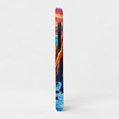 日没の崖：海ゴールデンアワー Case-Mate iPhoneケース (裏面/左)