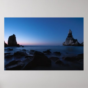 日没の後の海景 ポスター