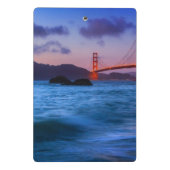 日没の後パン屋のビーチで ミニクリップボード (裏面)