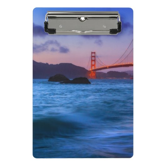 日没の後パン屋のビーチで ミニクリップボード (正面)