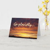 日没の必要なもの カード (黄色い花)