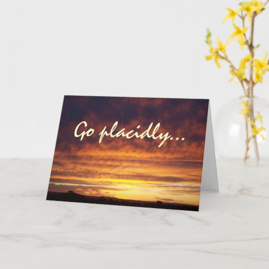 日没の必要なもの カード (黄色い花)