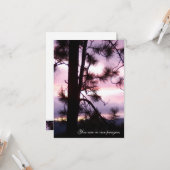 日没の悔やみや弔慰カード カード (正面/裏面インサイチュ)