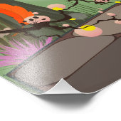 日没の日本庭園 フォトプリント            (角)