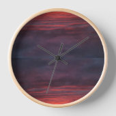 日没の時計 壁時計 (正面)