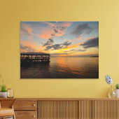 日没の時間 キャンバスプリント (インサイチュ (リビング))