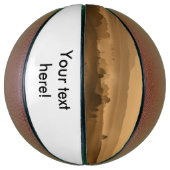 日没の景色 バスケットボール (縦)