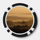 日没の景色 ポーカーチップ (裏面)