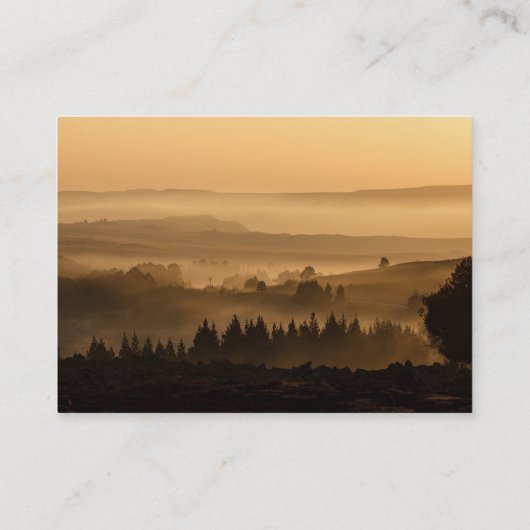 日没の景色 名刺 (裏面)