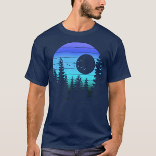 日没の景色(青) Tシャツ