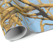 日没の木の包装紙 ラッピングペーパー (ロールコーナー)