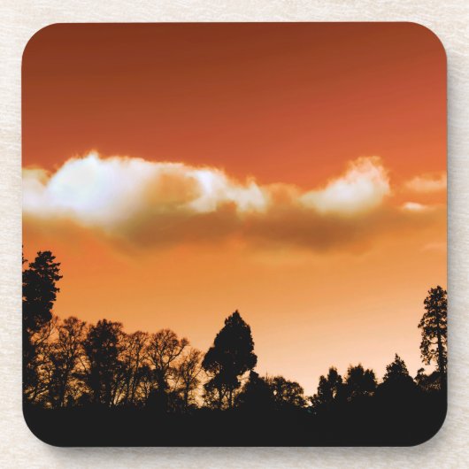日没の木 コースター (正面)