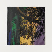 日没の木 タペストリー (正面(横))