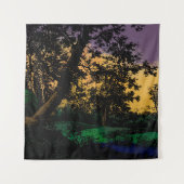 日没の木 タペストリー (正面)