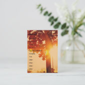 日没の木 名刺 (スタンド正面)