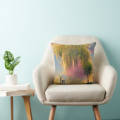 日没の未来の柳の木 クッション (椅子)