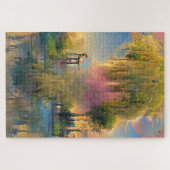 日没の未来の柳の木 ジグソーパズル (横)