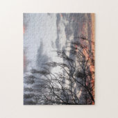 日没の枝 ジグソーパズル (縦)