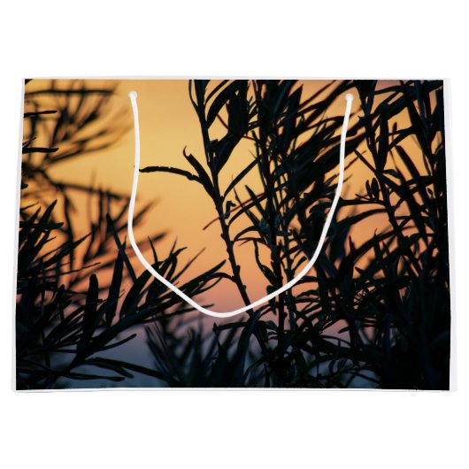 日没の植生 ラージペーパーバッグ (正面)