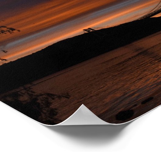 日没の橋2 ポスター (角)