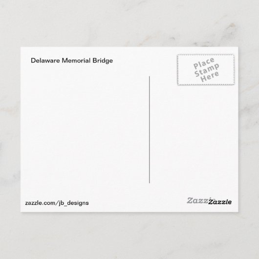 日没の橋 ポストカード (裏面)